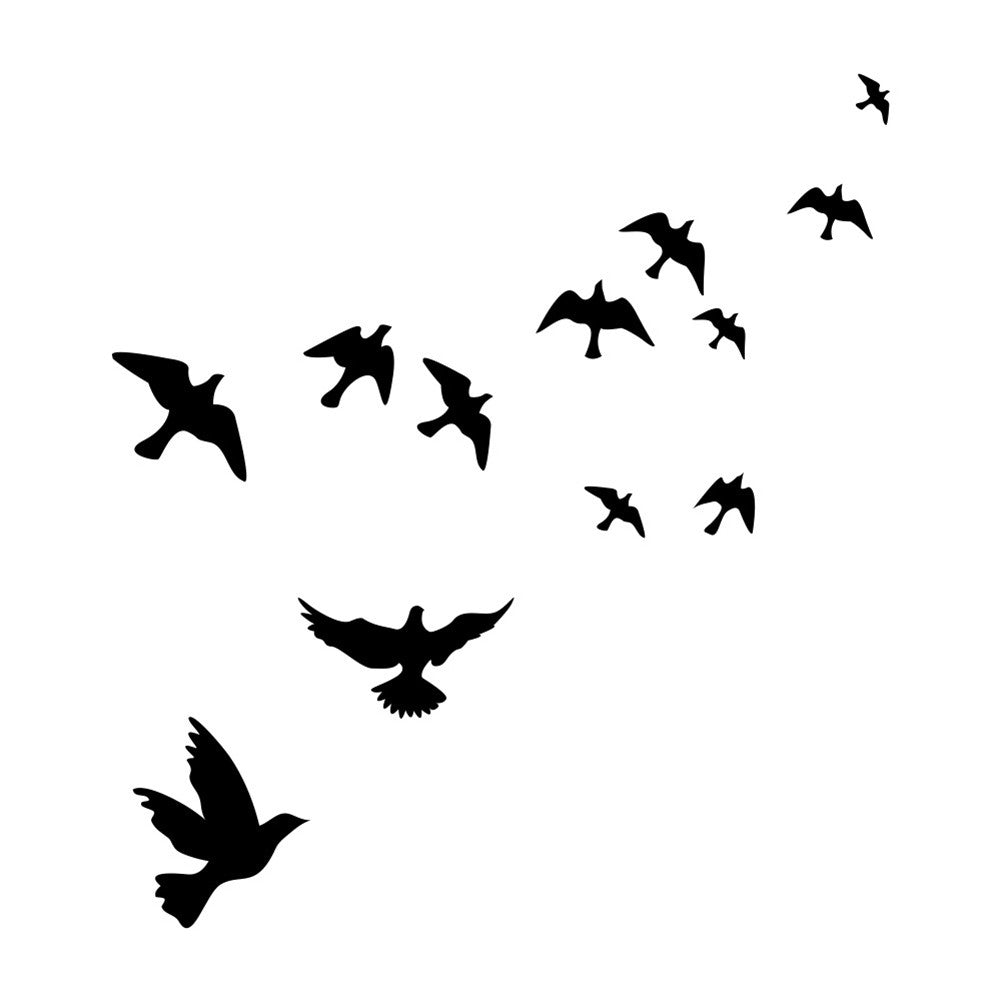 Black Birds Wall Decal