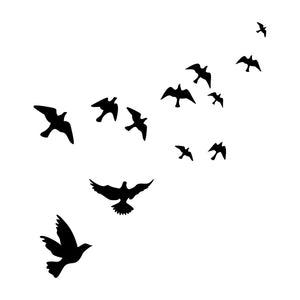 Black Birds Wall Decal