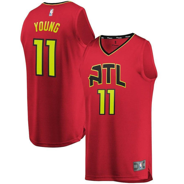 Trae Young Atlanta Hawks Branded Youth Fast Break Jersey - Statement Edition – Red 2018 2019