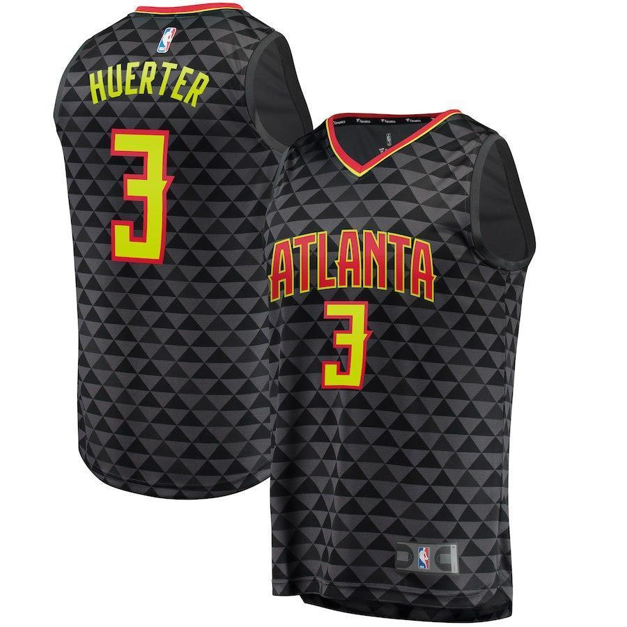 Kevin Huerter Atlanta Hawks Branded Fast Break Jersey Icon Edition Black