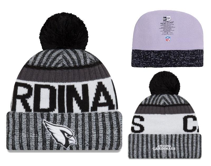 Men's Arizona Cardinals Cardinal New Era 2018 NFL Knit Beanie Hat