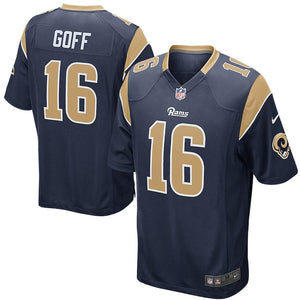 JARED GOFF LOS ANGELES RAMS SUPER BOWL YOUTH GAME JERSEY - NAVY 2018/2019