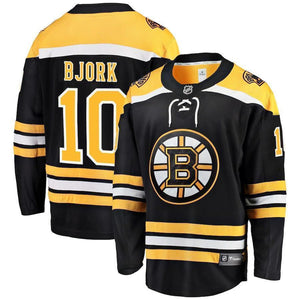 Anders Bjork Boston Bruins Player Swingman Jersey