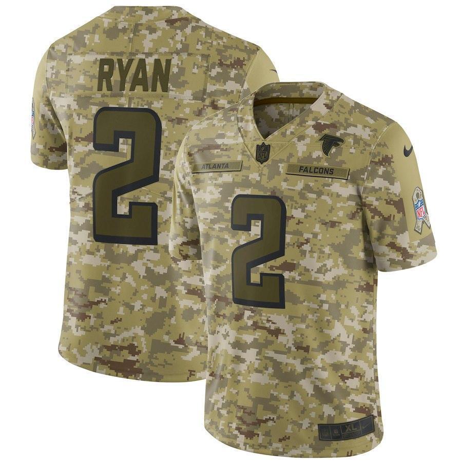 Atlanta Falcons Matt Ryan Camo Jersey 2018 - 2019