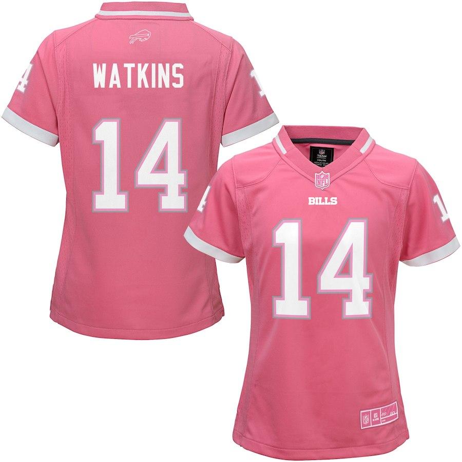 Girls Youth Buffalo Bills Sammy Watkins Pink Bubble Gum Jersey