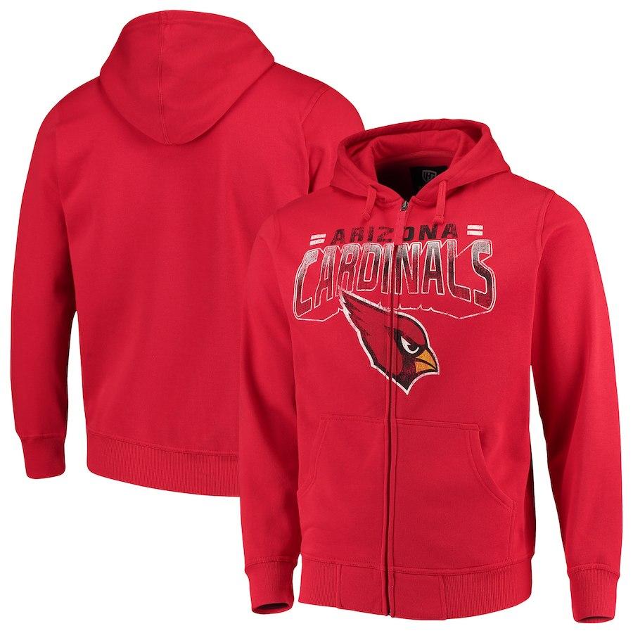 Men's Arizona Cardinals G-III Sports by Carl Banks Cardinal Perfect Season Full-Zip Hoodie