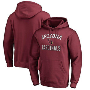 Men's Arizona Cardinals NFL Pro Line by Fanatics Branded Cardinal Victory Arch Pullover Hoodie