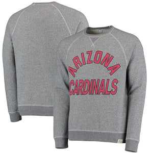Men's Arizona Cardinals Junk Food Heathered Gray Formation Fleece Sweatshirt