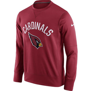 Men's Arizona Cardinals Nike Cardinal Sideline Circuit Performance Sweatshirt